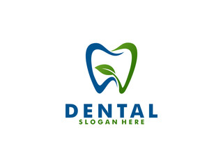 Creative dental care logo vector. dental clinic logo, Abstract dental logo design inspiration