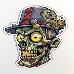 Zombie art concept. Generative AI