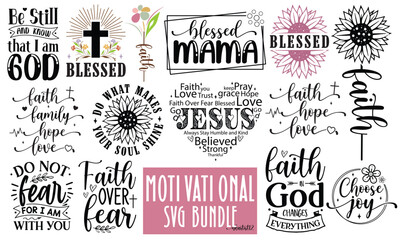 motivational SVG craft bundle.