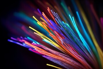 Optic cable internet. Generate Ai
