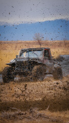 car in the desert