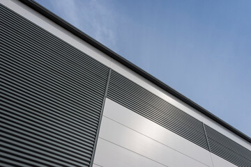 Fototapeta na wymiar architectural exterior of a modern industrial building