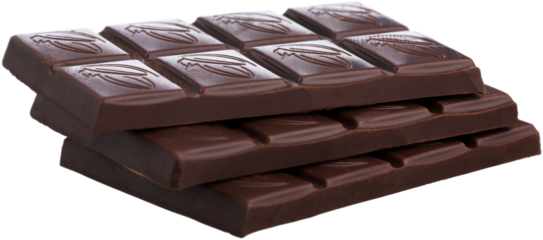 Pure dark chocolate with mountains peaks