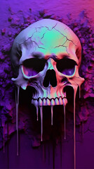 Melting Skull | Generative Art 