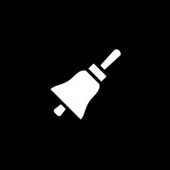 Bell Symbol,icon isolated on black background 