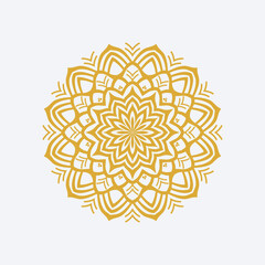 Vintage golden mandala background