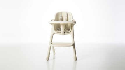 Conventional baby chair or high chair baby furniture, for baby when eating meal or food.