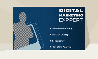 Gig banner, gig, banner, digital, marketing, digital marketing banner, vector, design, layout, business, corporate, template.