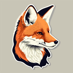 Detailed illustration of a fox with a captivating gaze