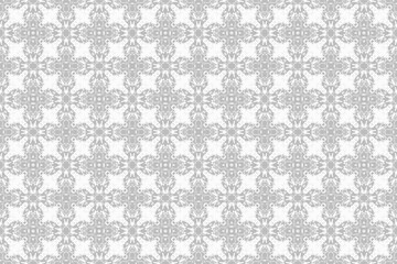 Abstract seamless pattern, seamless wallpaper, seamless background designed for use for interior, wallpaper, fabric, curtain, carpet, clothing, Batik, satin, background, illustration, Embroidery style