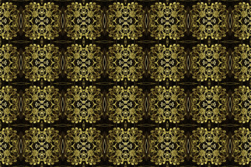 Abstract seamless pattern, seamless wallpaper, seamless background designed for use for interior, wallpaper, fabric, curtain, carpet, clothing, Batik, satin, background, illustration, Embroidery style