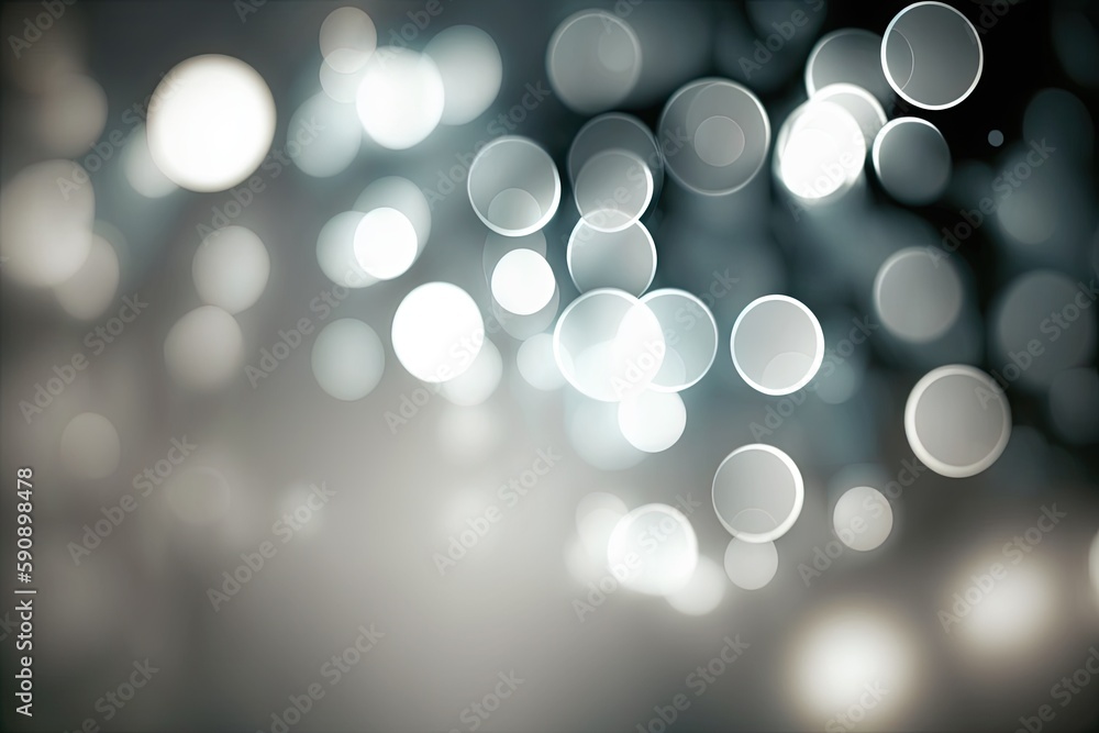 Poster an abstract blur of colorful lights. generative ai