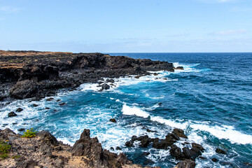 Fototapeta na wymiar Impressionen von der Küste zwischen Buenavista del Norte und Los Silos auf der Kanareninsel Teneriffa.