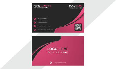 Modern business card design, Creative business card design, double sided creative business card template,
