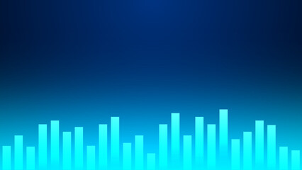 Abstract graph chart of stock market trade background.