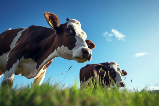 photo of cows grazing