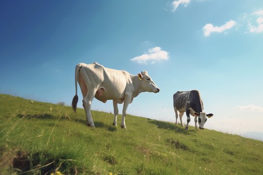 photo of cows grazing