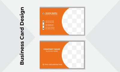 Business card design template, Clean professional business card template, visiting card, business card template.