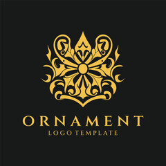 Abstract ornament logo design vector illustration