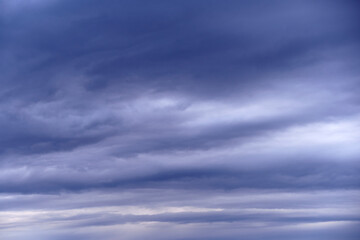 A Blue sky full of white clouds, sunny day
