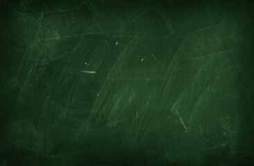 Green blackboard or chalkboard