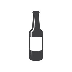 Beer bottle vector icon. Beer flat sign design. Beer bottle symbol pictogram. UX UI icon
