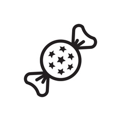 Candy vector icon. Candy flat sign design. Candy symbol pictogram. UX UI icon
