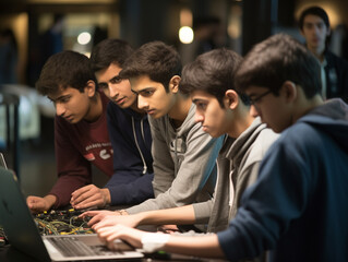 Students in a Hackathon | Generative AI