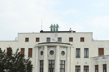 Fototapeta na wymiar Building in Belgrade 
