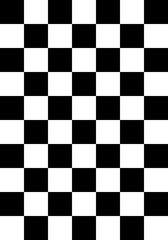 Obraz premium Black and white squares pattern vertical