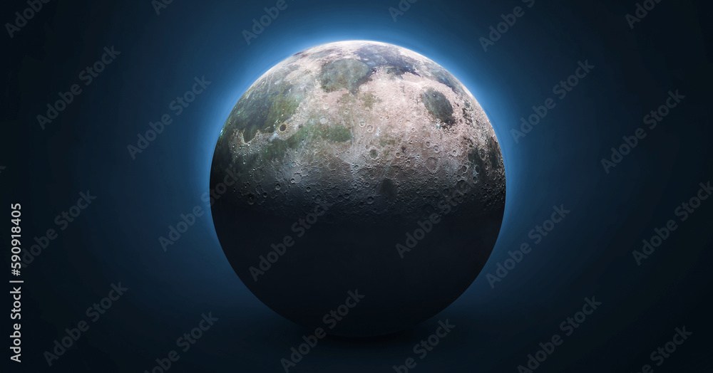 Poster moon sphere on black background. future artemis mission from earth planet on moon satellite. return 