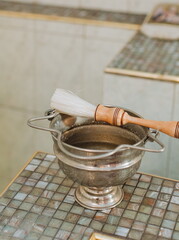 church bowl water brush rite consecration procedure