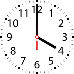 Four clock vector