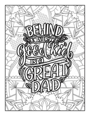 motivational quotes coloring pages design .inspirational words coloring book pages design. Hand drawn with inspiration word. Coloring for adult and kids. Vector Illustration. Positive quotes coloring 