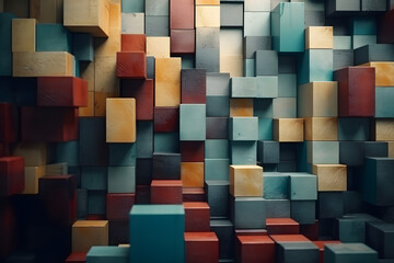 Building Blocks of Modern Art. Generative AI