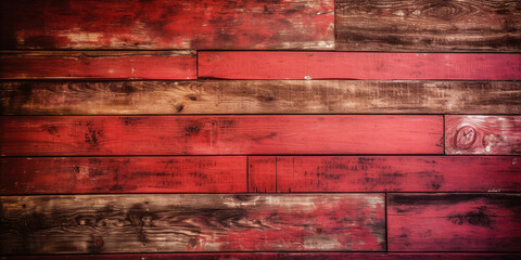 Red wooden planks background. Wooden texture. Red wood texture. Wood plank background