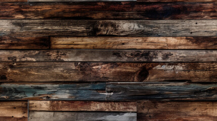 Rustic Timber Seamless Repeating Texture, Generative AI