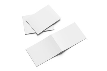 Blank Landscape Brochure Mockup