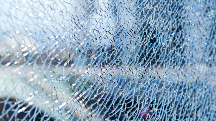 Shattered glass background