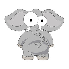 elephant cartoon page