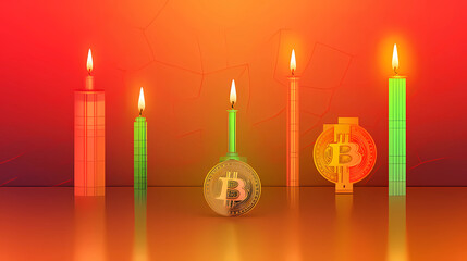 burning candles in church generative ai