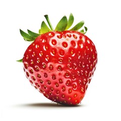 strawberry isolated on white background, for packaging design