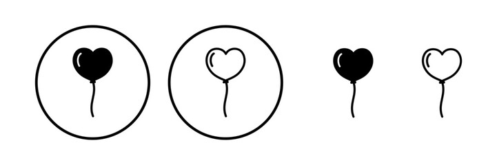 Balloon icon vector. air balloon icon isolated