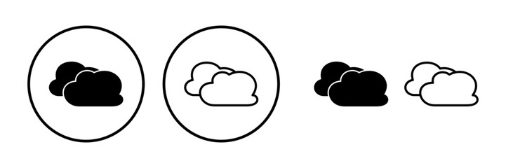 Cloud icon vector. cloud data. cloud services