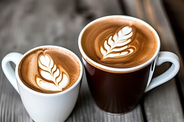 cup of coffee with chocolate  - Generate AI