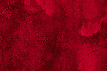 Fototapeta premium Old wall texture cement black red background abstract dark color design are light with white gradient background.