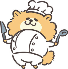 コックのポメラニアン