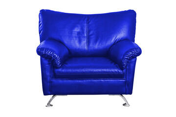 Blue Leather sofa