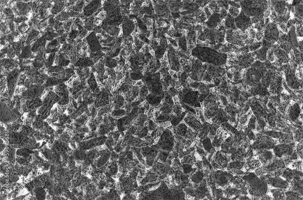 Poster the abstract background consists of a texture of porous ash processed by a graphic editor.