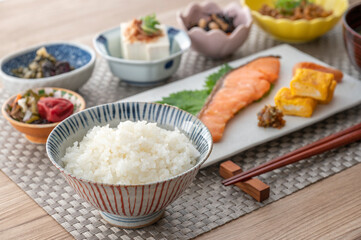 健康的な和食の朝食